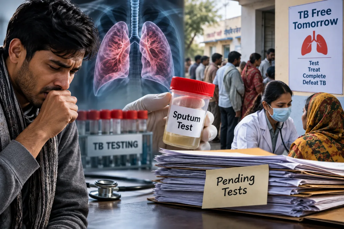 टीबी उन्मूलन: कागजों में मिशन मोड, धरातल पर 40% जांचें लंबित; 8 माह में 27% मरीज हुए स्वस्थ
