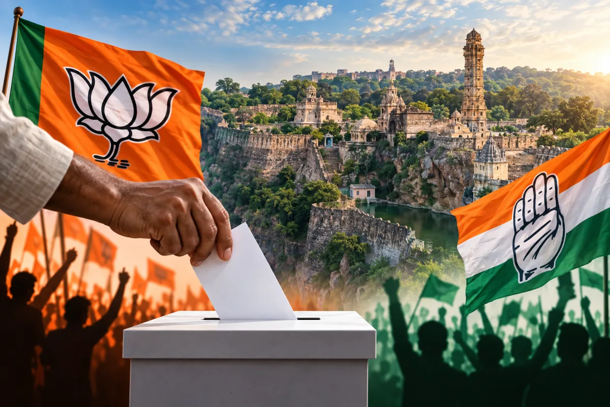 चित्तौड़गढ़ जिले की 4 निकायों में भाजपा, 3 में कांग्रेस का दबदबा; रावतभाटा में निर्दलीयों के हाथ चाबी