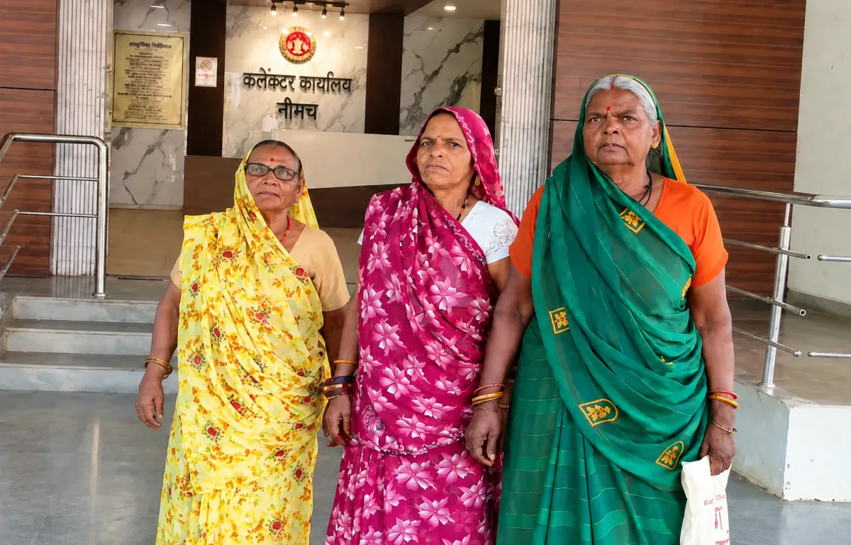 तीर्थ दर्शन यात्रा से रोके जाने पर बुजुर्गों का विरोध, कलेक्टर कार्यालय पहुंचकर जांच की मांग