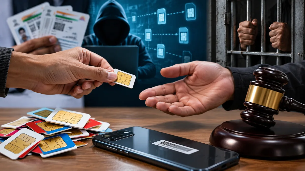 अपने नाम की SIM किसी और को देना पड़ सकता है भारी, 3 साल तक जेल और ₹50 लाख तक जुर्माना