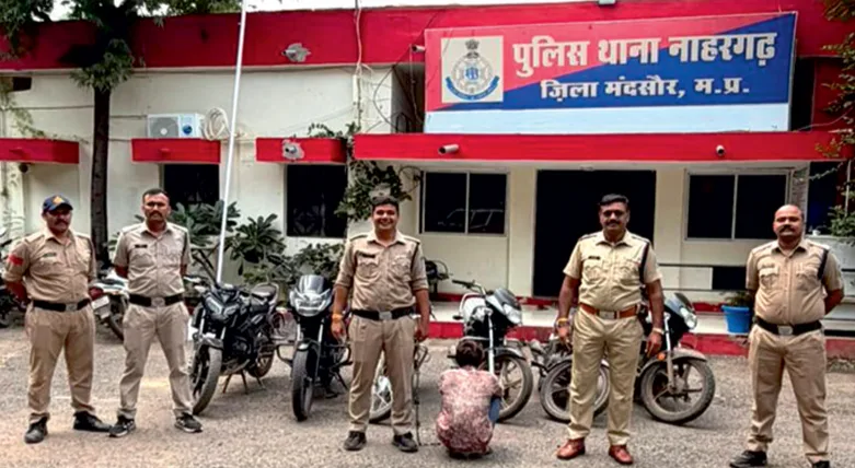 6 बाइक और एक भैंस चोरी करने वाले गिरोह का खुलासा, सीसीटीवी फुटेज से मिला सुराग