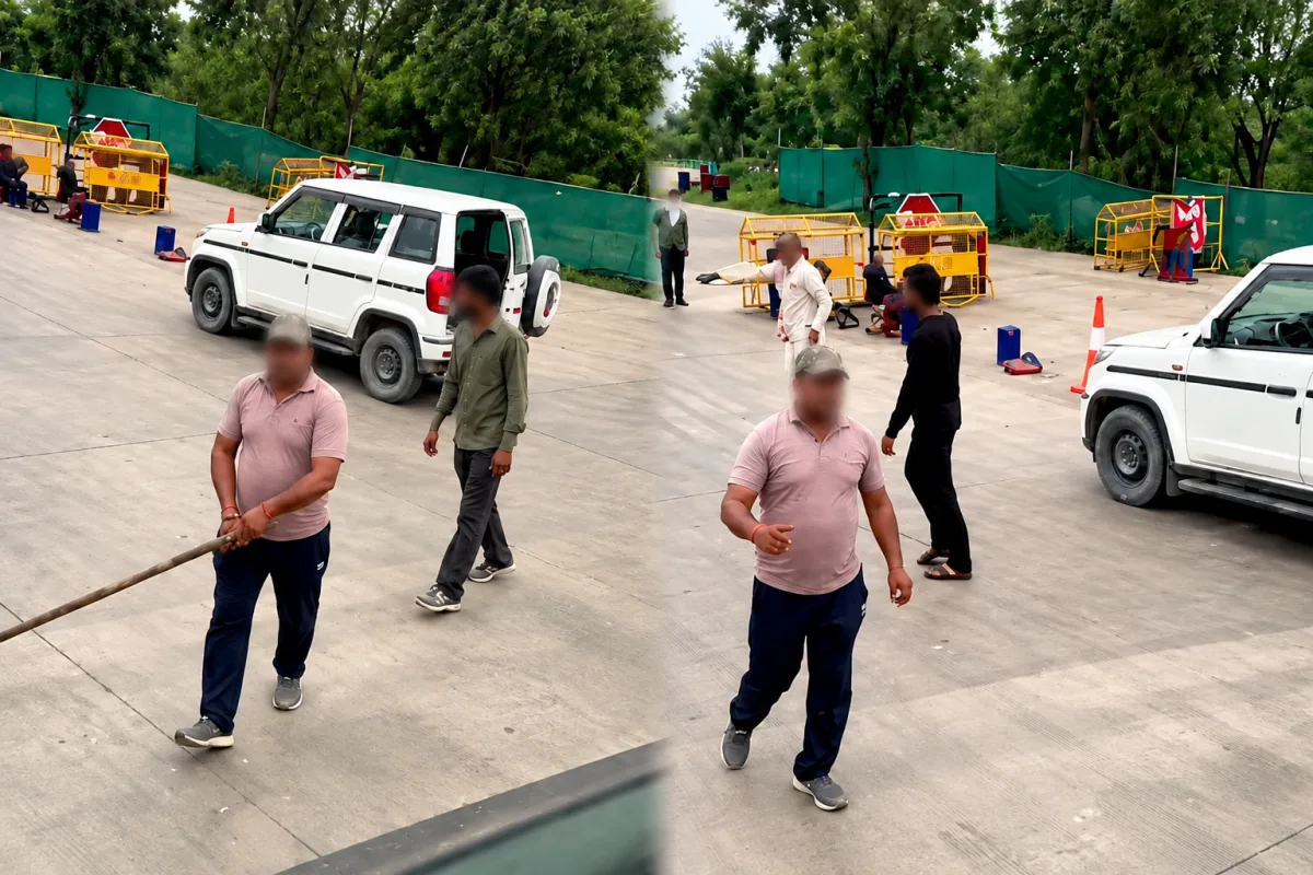 नयागांव चेक पॉइंट पर कथित अवैध वसूली के खिलाफ AAP का विरोध: कलेक्टर से जांच और कार्रवाई की मांग