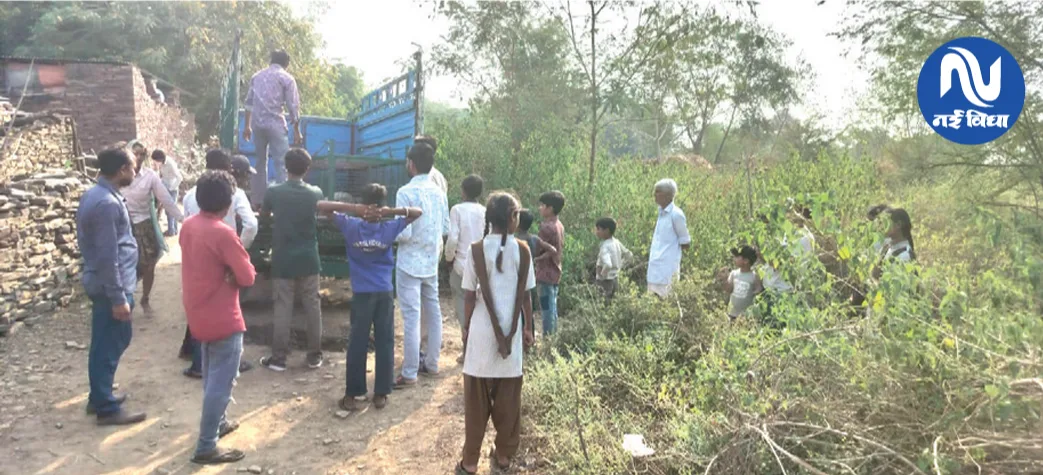 धारड़ी: ब्राह्मणी नदी किनारे मिला 8 फीट लंबा मगरमच्छ, वन विभाग ने सुरक्षित रेस्क्यू कर चंबल नदी में छोड़ा