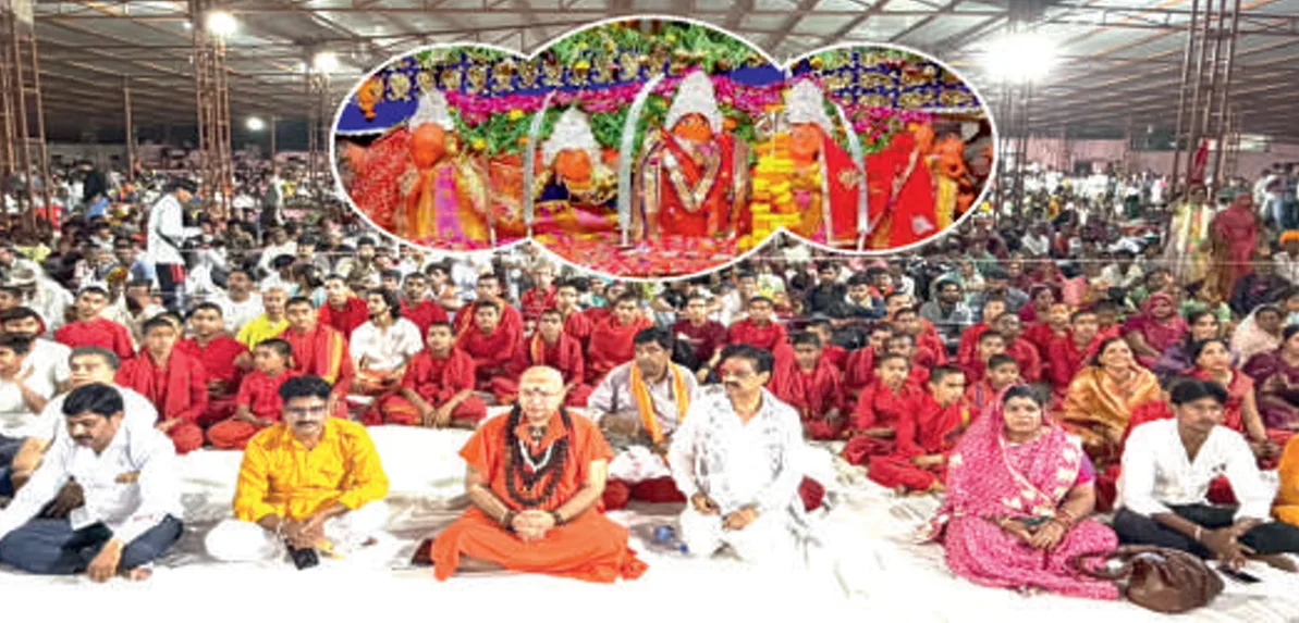 बेगूं: जोगणियां माता शक्तिपीठ में दुर्गाष्टमी पर उमड़ा श्रद्धालुओं का सैलाब, गोकुल शर्मा की भजन संध्या में झूमे भक्त