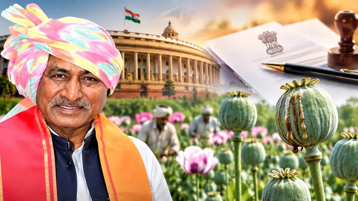 नई अफीम नीति जल्द जारी होने की संभावना, बंशीलाल गुर्जर ने किसानों से की अफवाहों से बचने की अपील