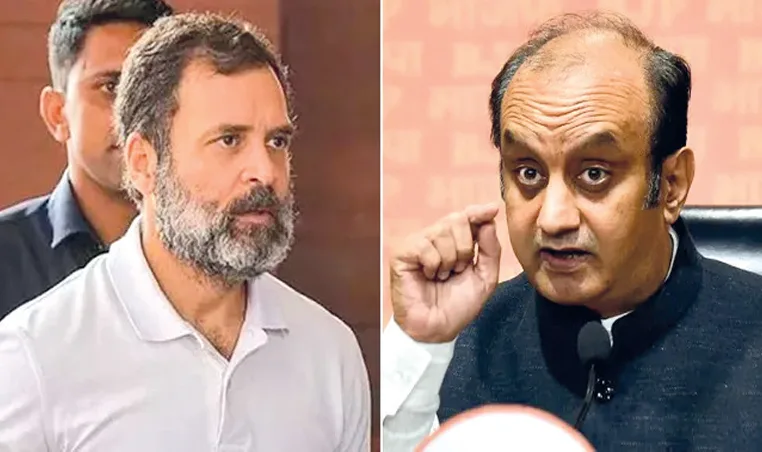 राहुल गांधी पर भाजपा प्रवक्ता सुधांशु त्रिवेदी का हमला, कांग्रेस पर लगाए गंभीर आरोप