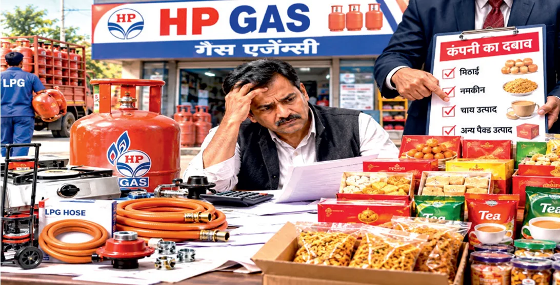 गैस एजेंसियों पर मिठाई-नमकीन बेचने के दबाव का आरोप: नीमच के तीन संचालकों ने दिए ₹30 हजार के ऑर्डर