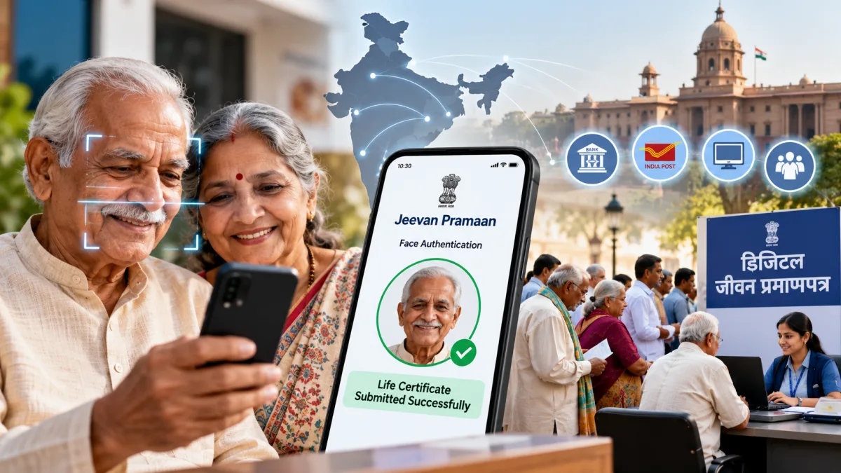 1 नवंबर से देशभर में डिजिटल जीवन प्रमाणपत्र अभियान: 30 नवंबर तक मिलेगा मौका